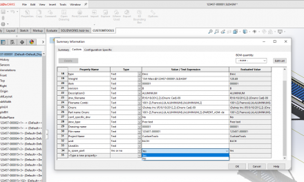 Quick Tip: Use SOLIDWORKS properties to manage Spare Part BOM